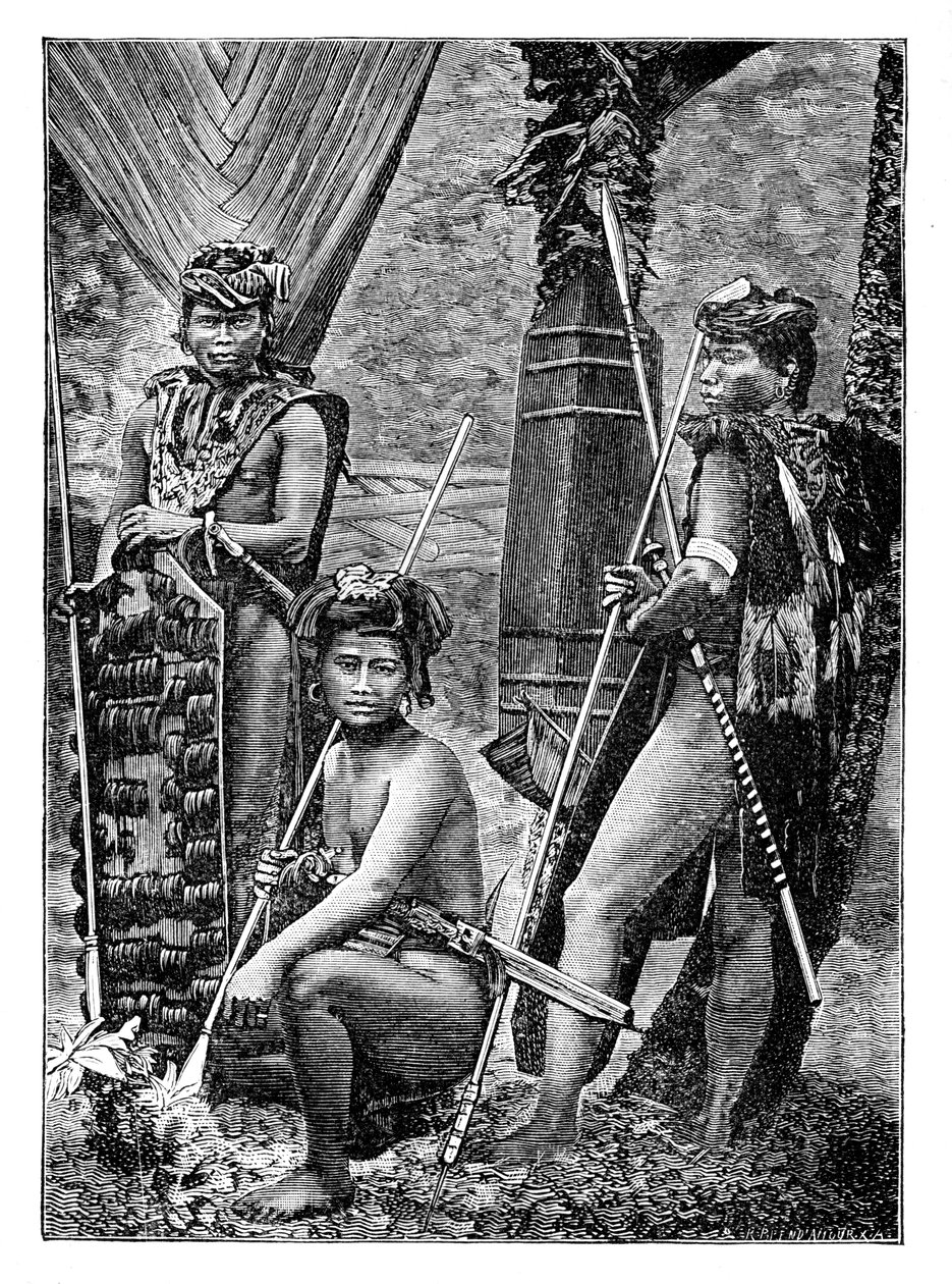 Skupina Dyaků, c1900 od Unbekannt