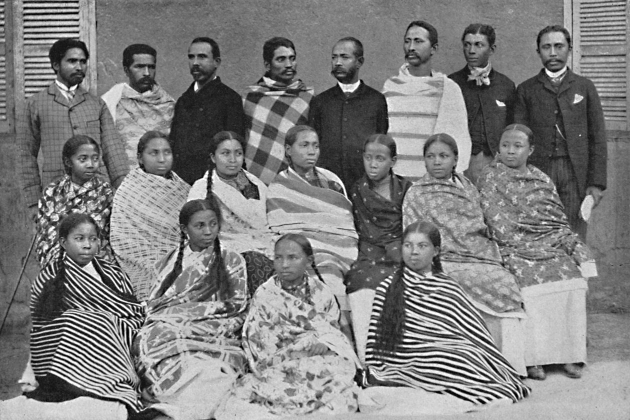 Skupina Hova, lidí z Madagaskaru, 1912 od Unbekannt