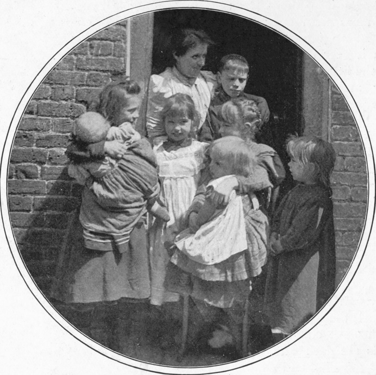 Šťastná malá skupina, Londýn, c1901 1901 od Unbekannt