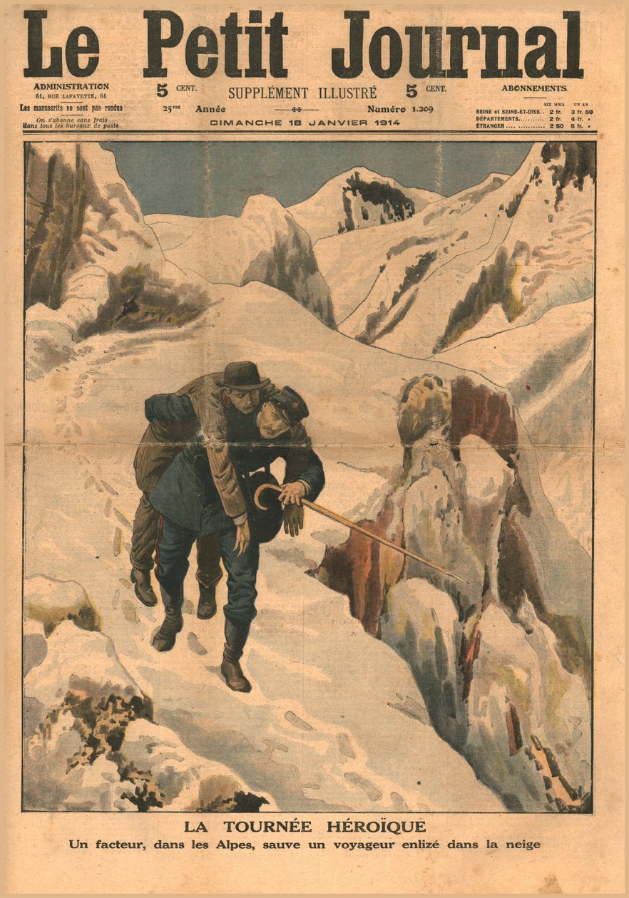 Hrdinský čin, 1914. od Unbekannt