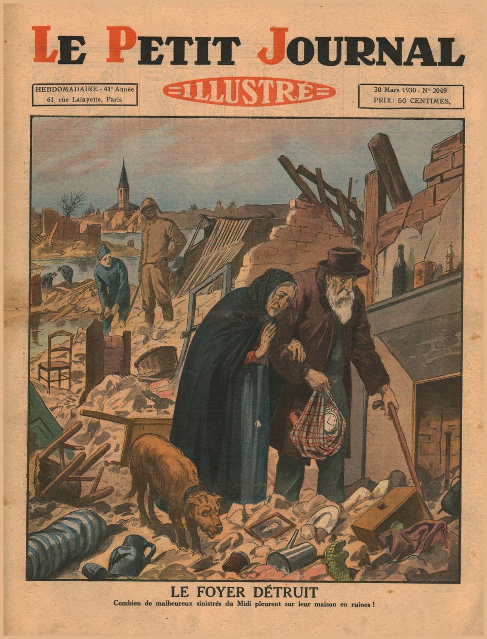 Dům zničen, 1930. od Unbekannt