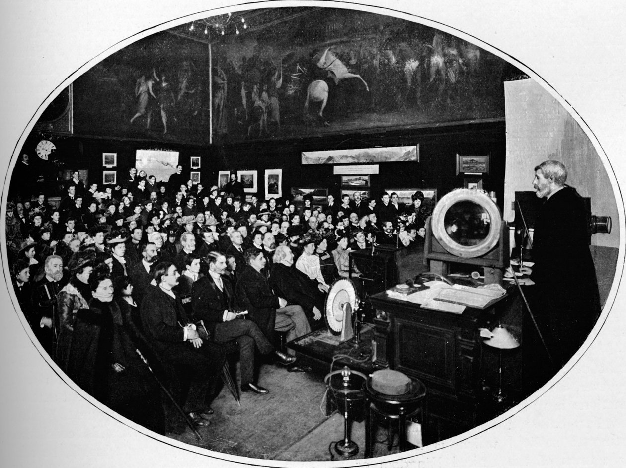 Přednáška na Royal Society of Arts, Londýn, c1903 1903 od Unbekannt