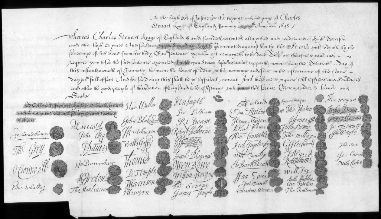Dopis týkající se Charlese Stuarta, Bonnie Prince Charlie, 18. století od Unbekannt
