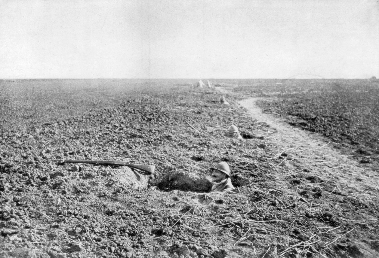 Řada francouzských pěchotních závrtů, 1918 od Unbekannt
