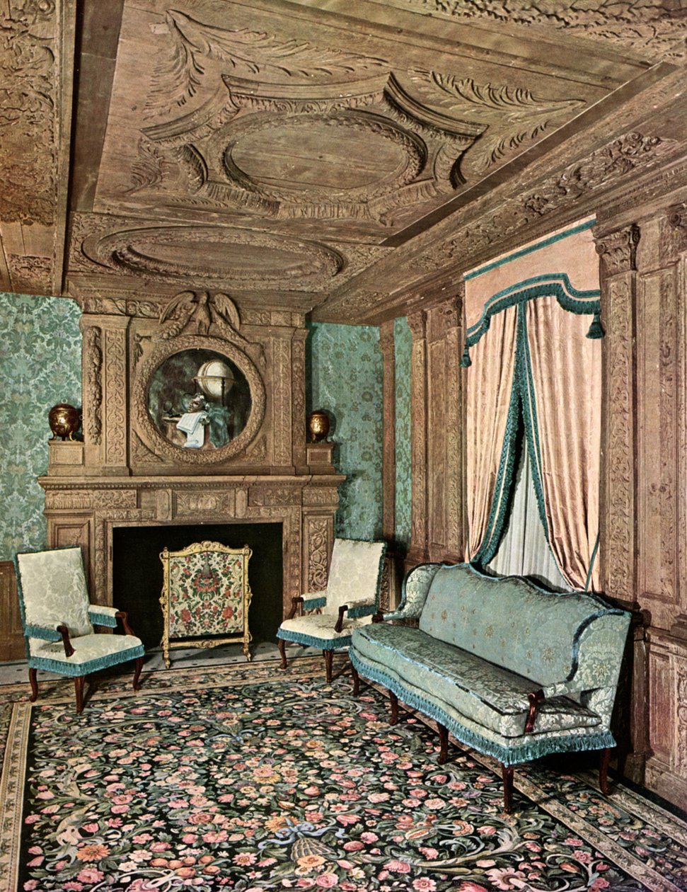 Obývací pokoj za vlády Ludvíka XIII., Hôtel Marion du Fresne, Saint-Malo, Francie, 1938 od Unbekannt