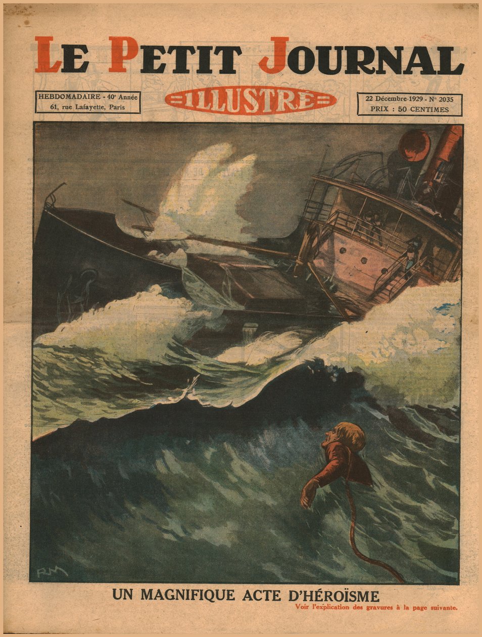 Velkolepý akt hrdinství, 1929. od Unbekannt