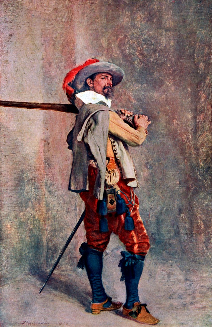 Mušketýr, c1600-c1650 1908-1909 od Unbekannt