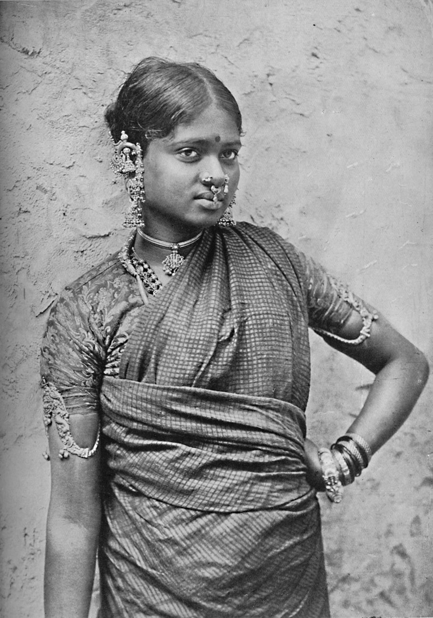 Naut girl, Madras presidentství, 1902 od Unbekannt