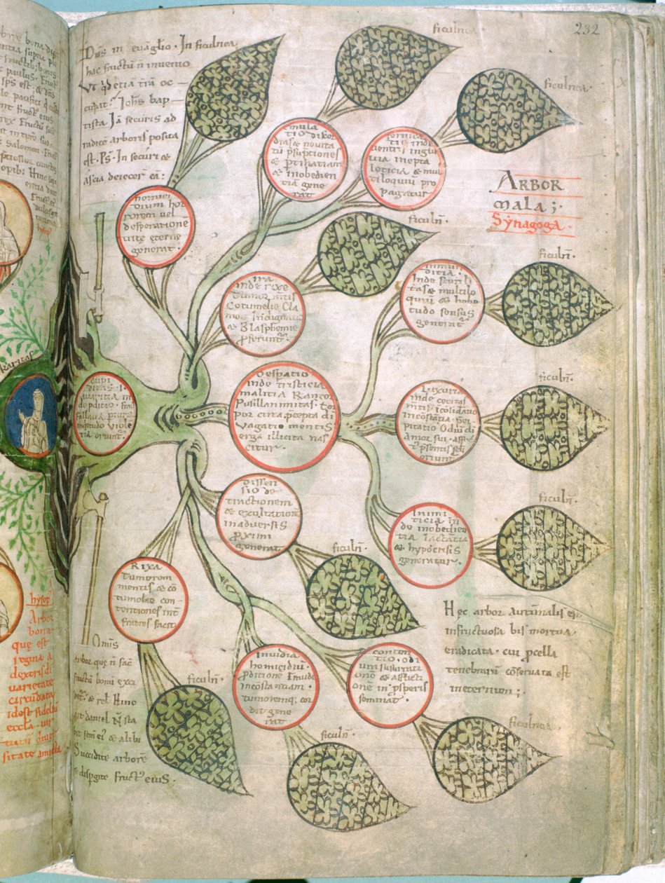 Stránka z Liber Floridus, 12. století od Unbekannt