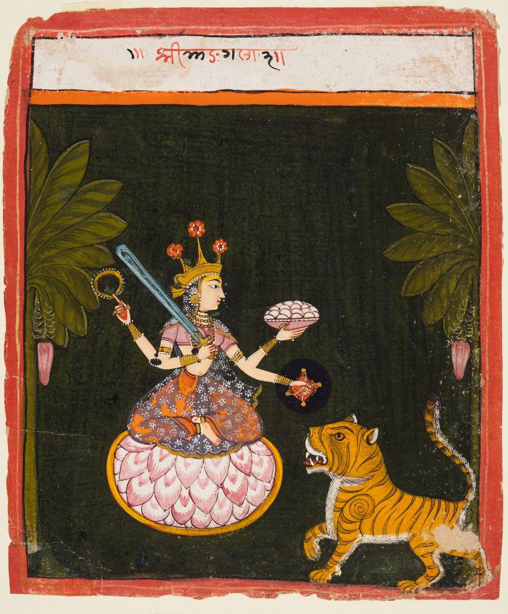 Stránka ze série Devi, c. 1660. od Unbekannt