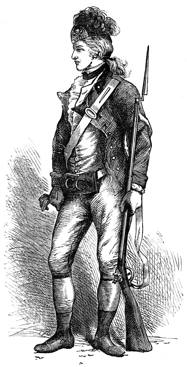 Skutečný americký puškař, c1776-1780 c1880 od Unbekannt