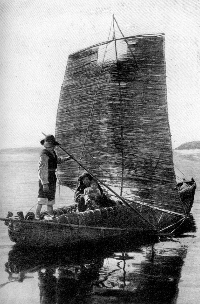 Plachetnice z rákosové balzy, Bolívie, 1922 od Unbekannt