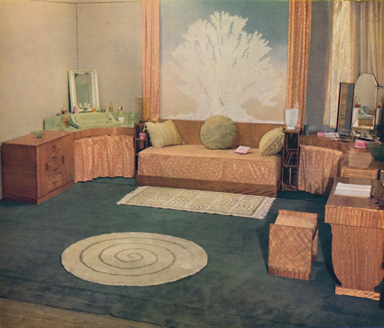 Malá ložnice, uspořádaná Heal & Son Ltd., Londýn, 1935 od Unbekannt