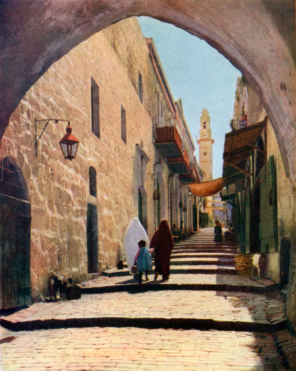 Ulice v Jeruzalémě, Izrael, 1926 od Unbekannt