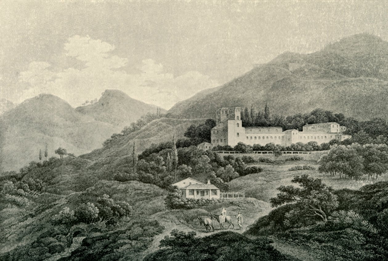 Pohled na královskou vilu Generalife v Granadě, 19. století, 1907. od Unbekannt