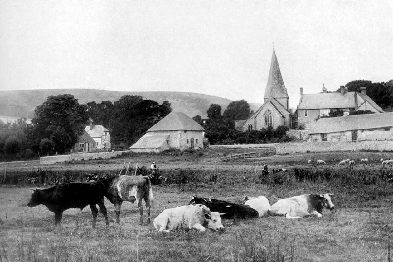 Vesnický kostel, 1926 od Unbekannt