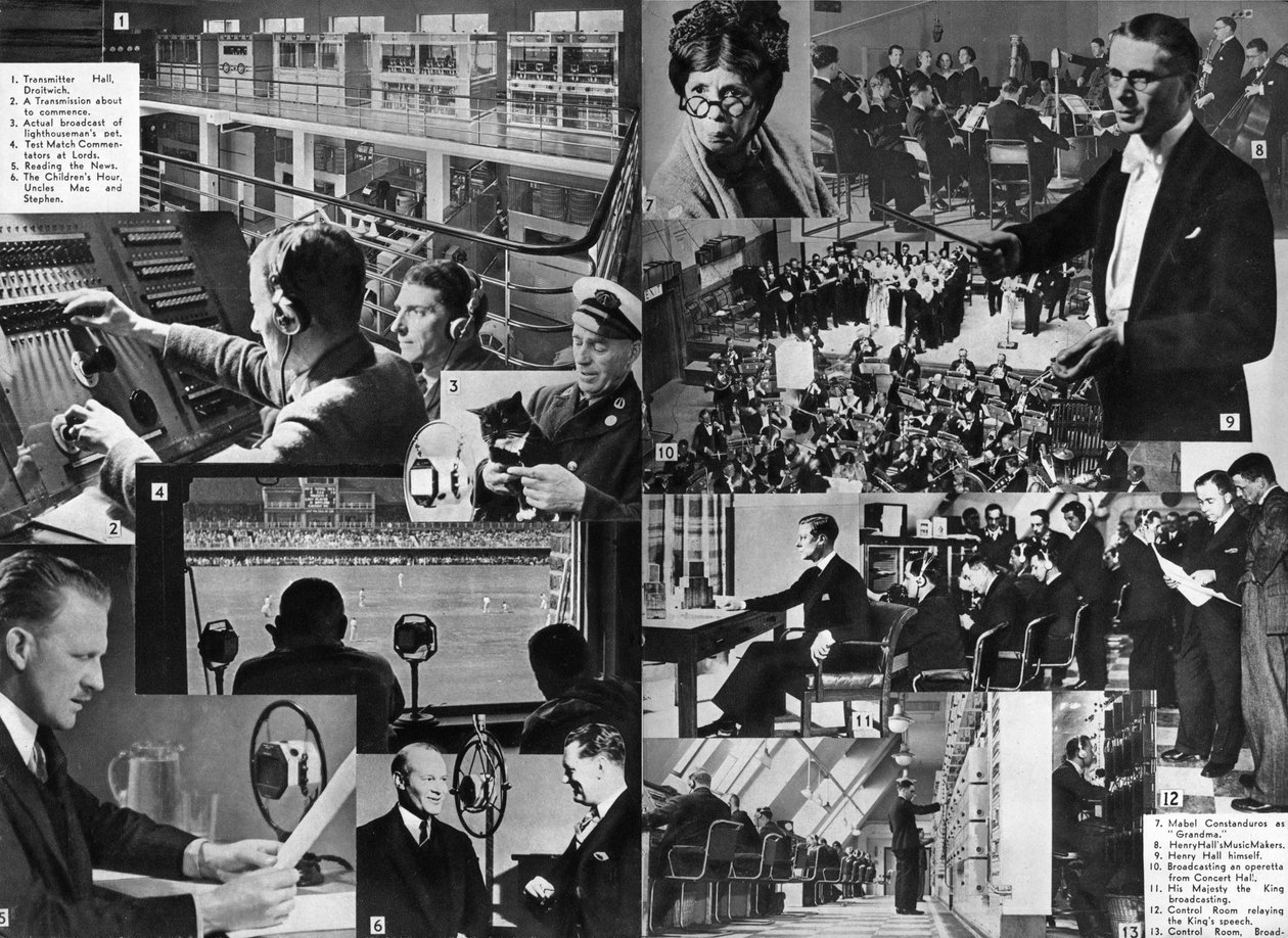 Návštěva BBC, 1937 od Unbekannt