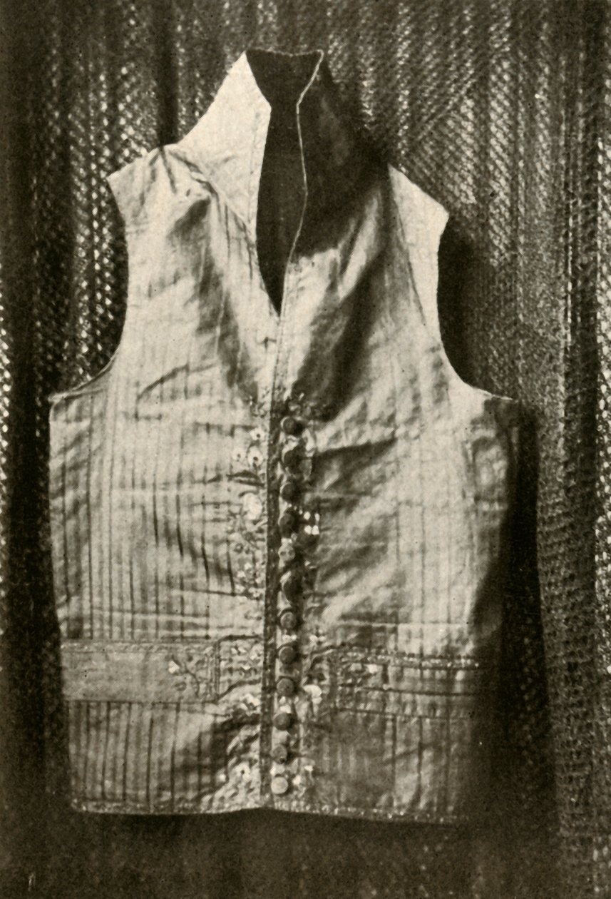 Vesta, kterou nosil hrabě Lemcke, c1798, 1937. od Unbekannt