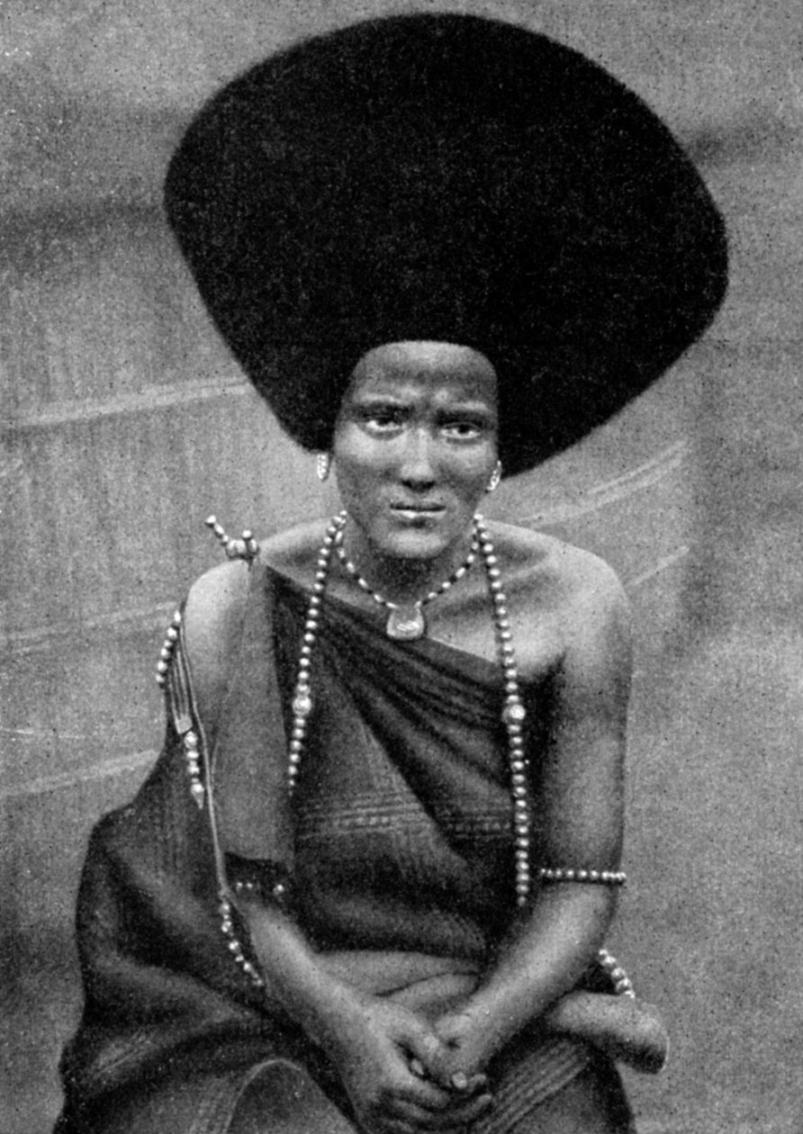Žena z kmene Beja Nile nebo Baggara, Etiopie, Afrika, 1922 od Unbekannt