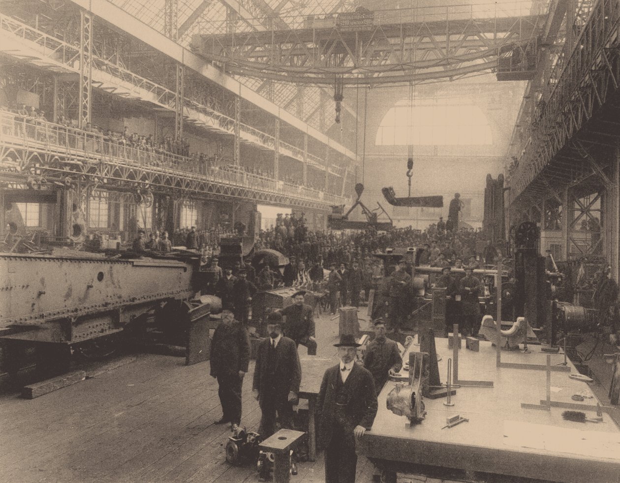 Dílna továrny Putilov, ca. 1914 od Unbekannt