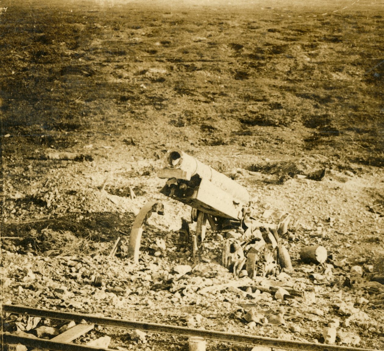 Opuštěné dělo 155, c1914-c1918 od Unbekannt