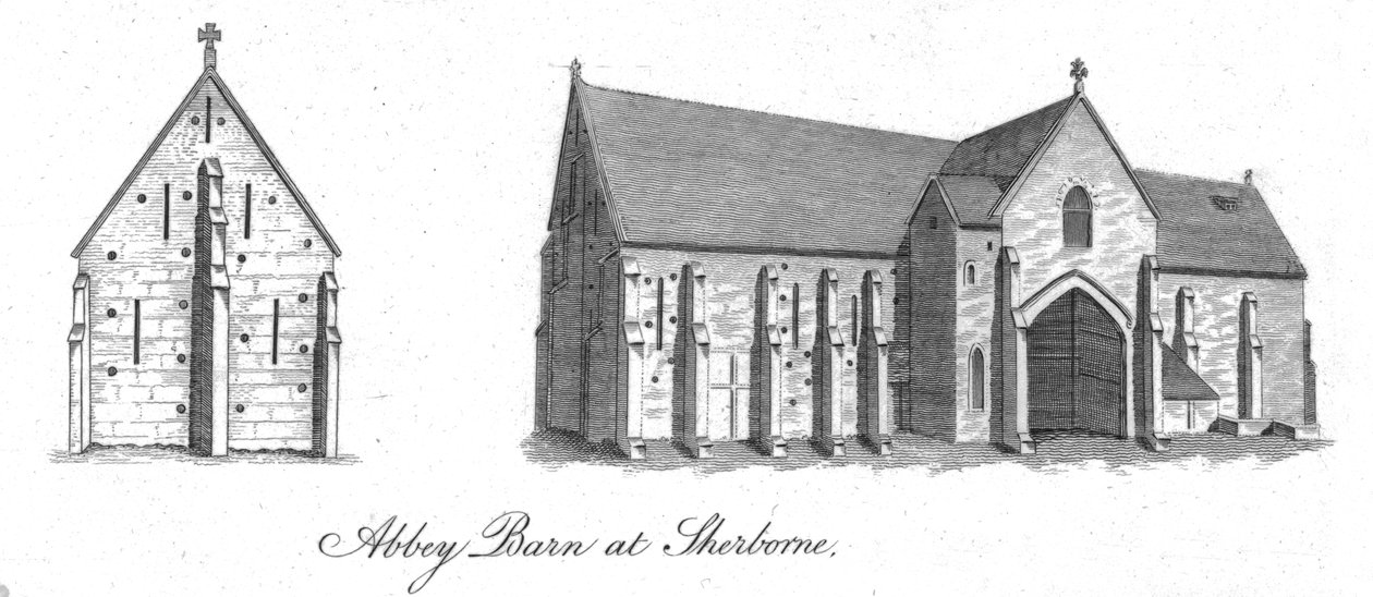 Abbey Barn v Sherborne. od Unbekannt