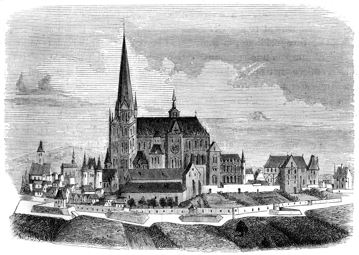 Opatství Saint-Denis, konec 16. století 1849 od Unbekannt