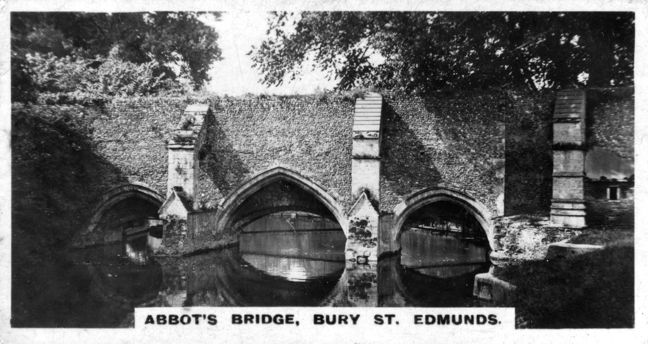 Abbots Bridge, Bury St Edmunds, Suffolk, 20. léta 20. století od Unbekannt