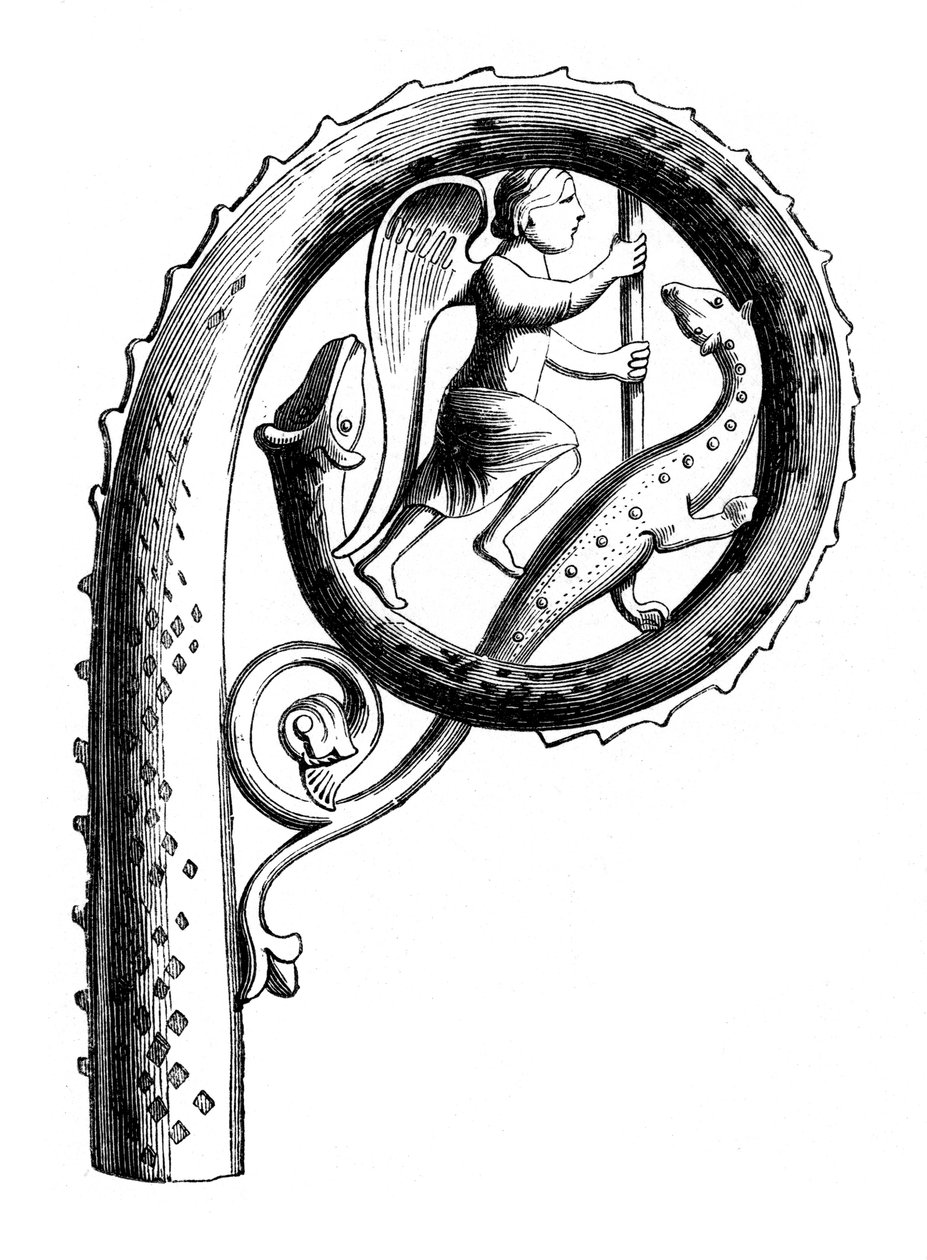 Abbots crozier, 13. století, 1870 od Unbekannt