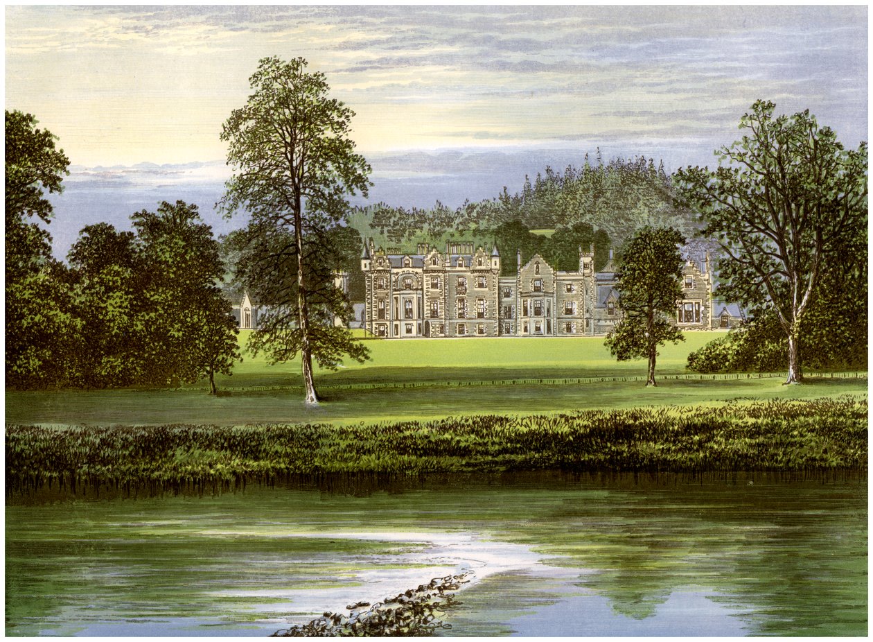 Abbotsford, Roxburghshire, Skotsko, domov rodiny Scott, c1880 od Unbekannt