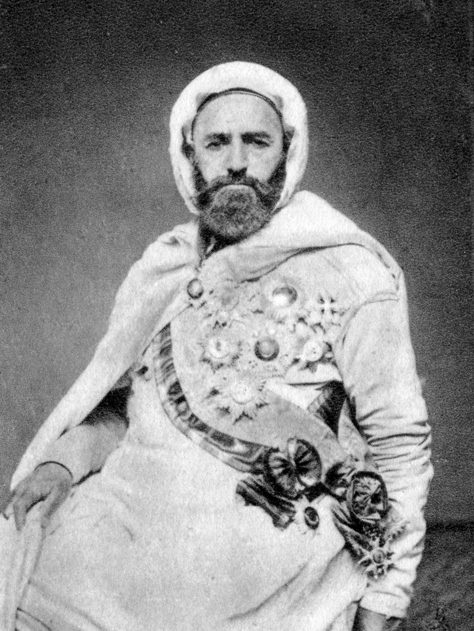 Abd al-Qadir, alžírský súfi a politický a vojenský vůdce, 1875 od Unbekannt