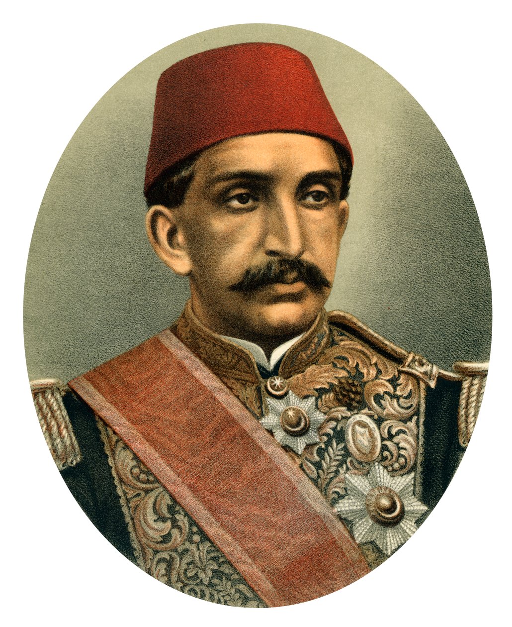 Abdul Hamid II, sultán Turecka, konec 19. století od Unbekannt