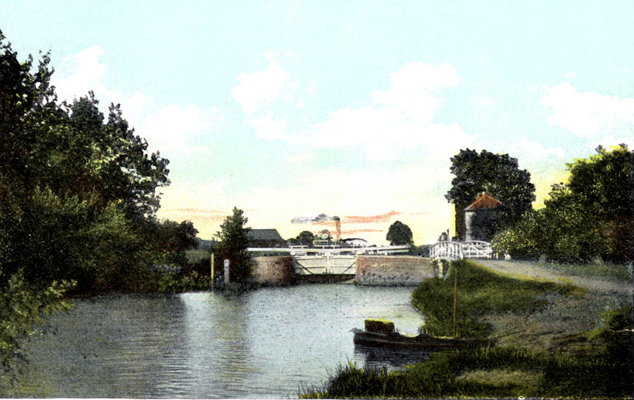 Abingdon Lock, Oxfordshire, 20. století od Unbekannt