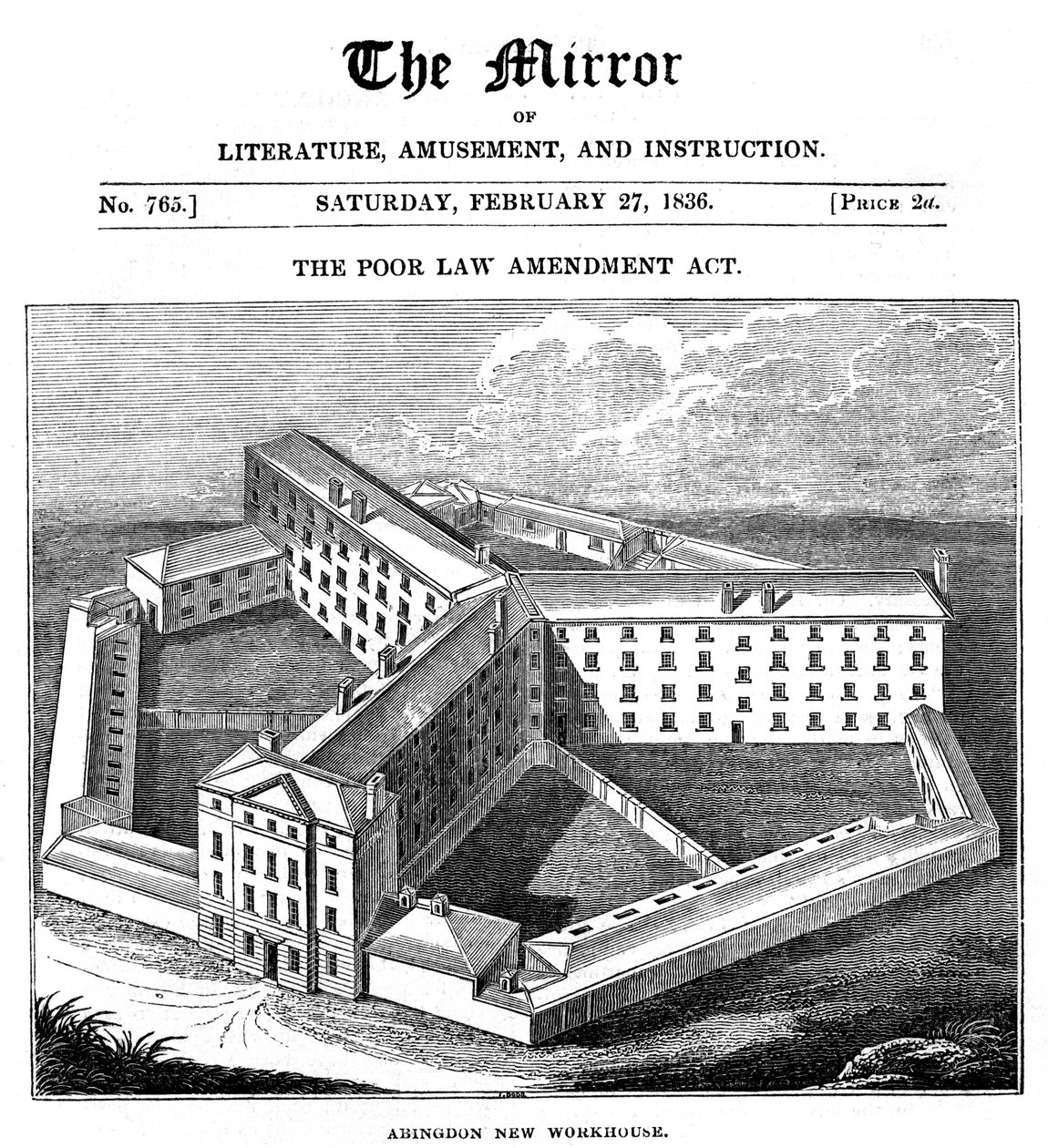 Abingdon Workhouse, Oxfordshire, postavený pro Abingdon Union, 1836 od Unbekannt