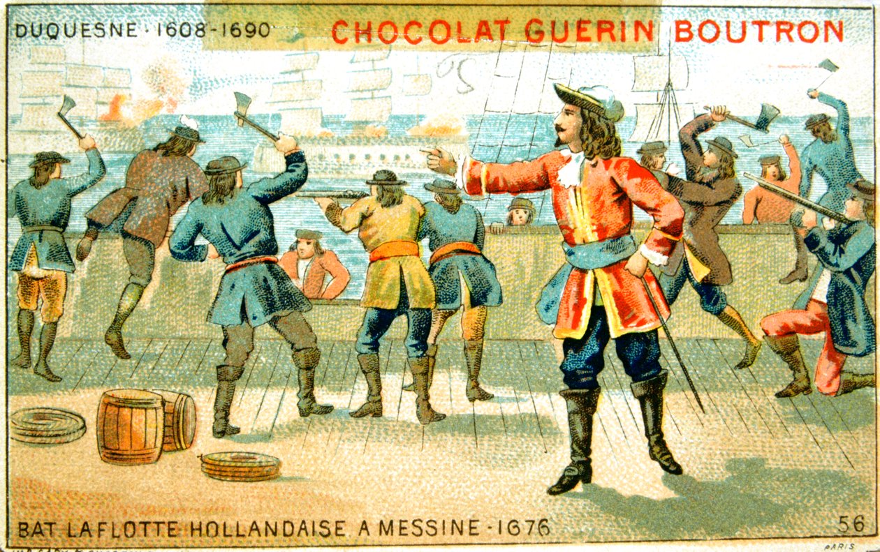 Abraham Duquesne, francouzský admirál 17. století, 19. století od Unbekannt
