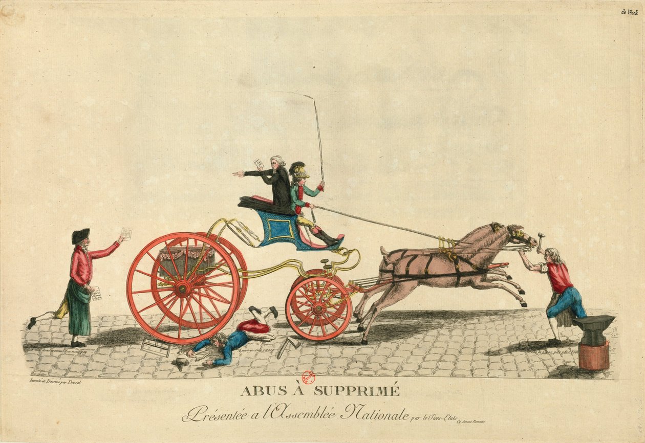 Zneužívání k potlačení, 1789. od Unbekannt