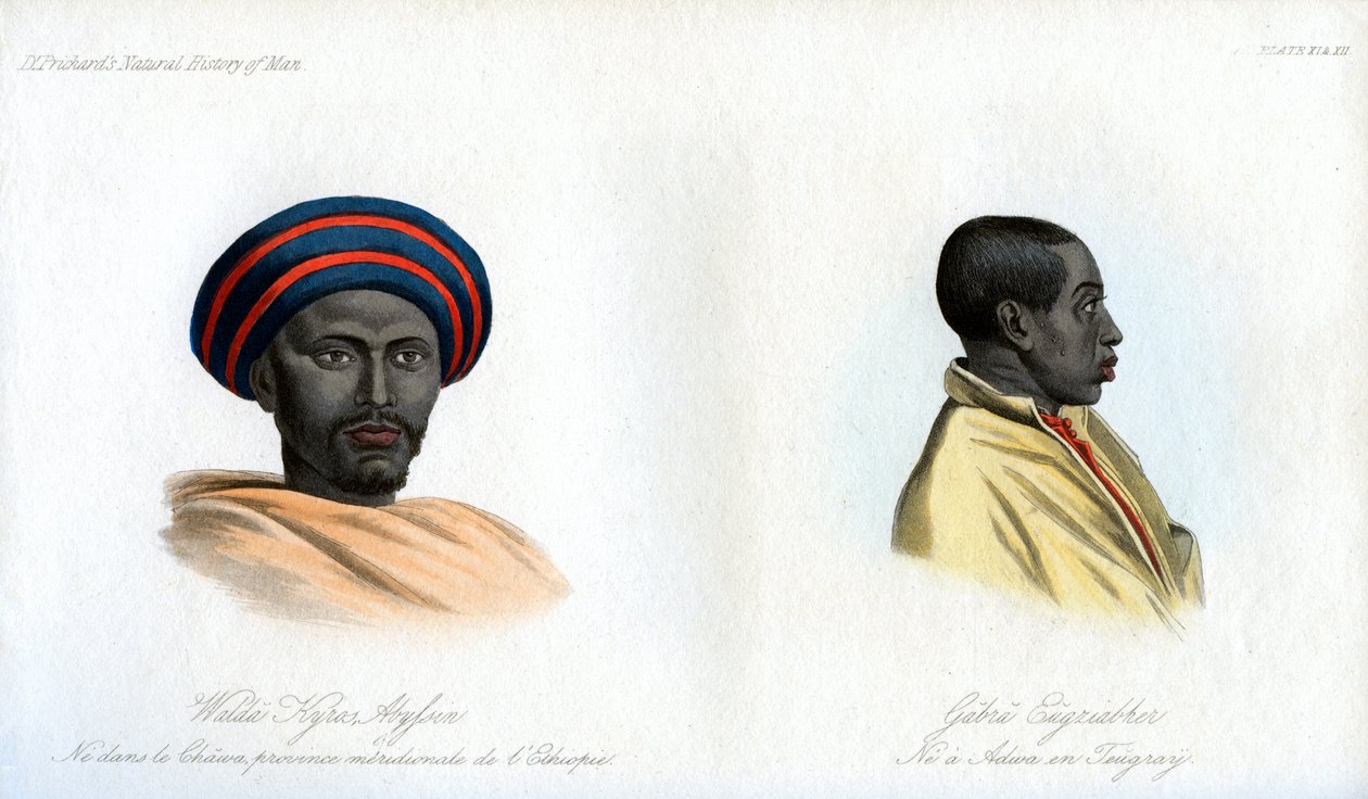 Habešské portréty, 1848 od Unbekannt