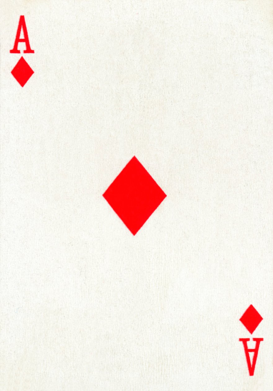 Ace of Diamonds z balíčku hracích karet Goodall & Son Ltd., c1940 od Unbekannt
