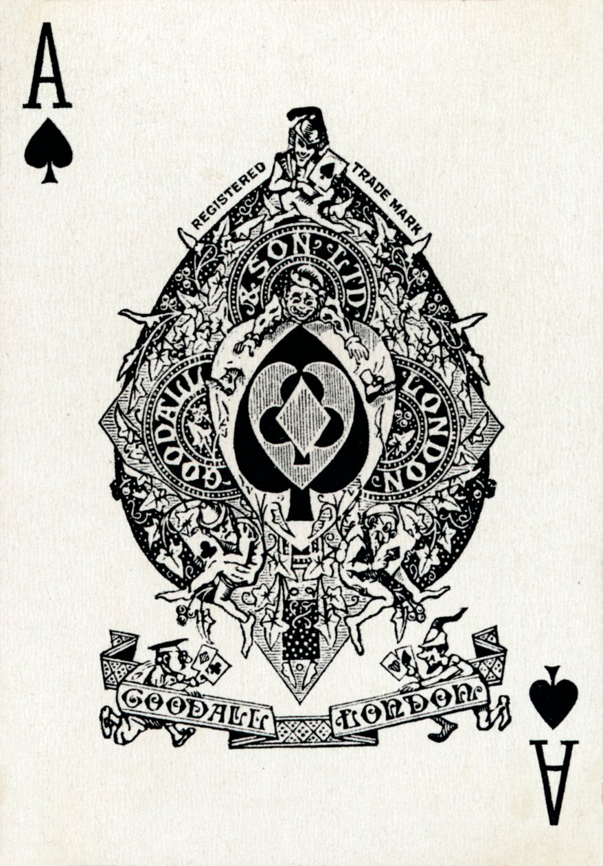 Eso of Spades z balíčku hracích karet Goodall & Son Ltd., c1940 od Unbekannt