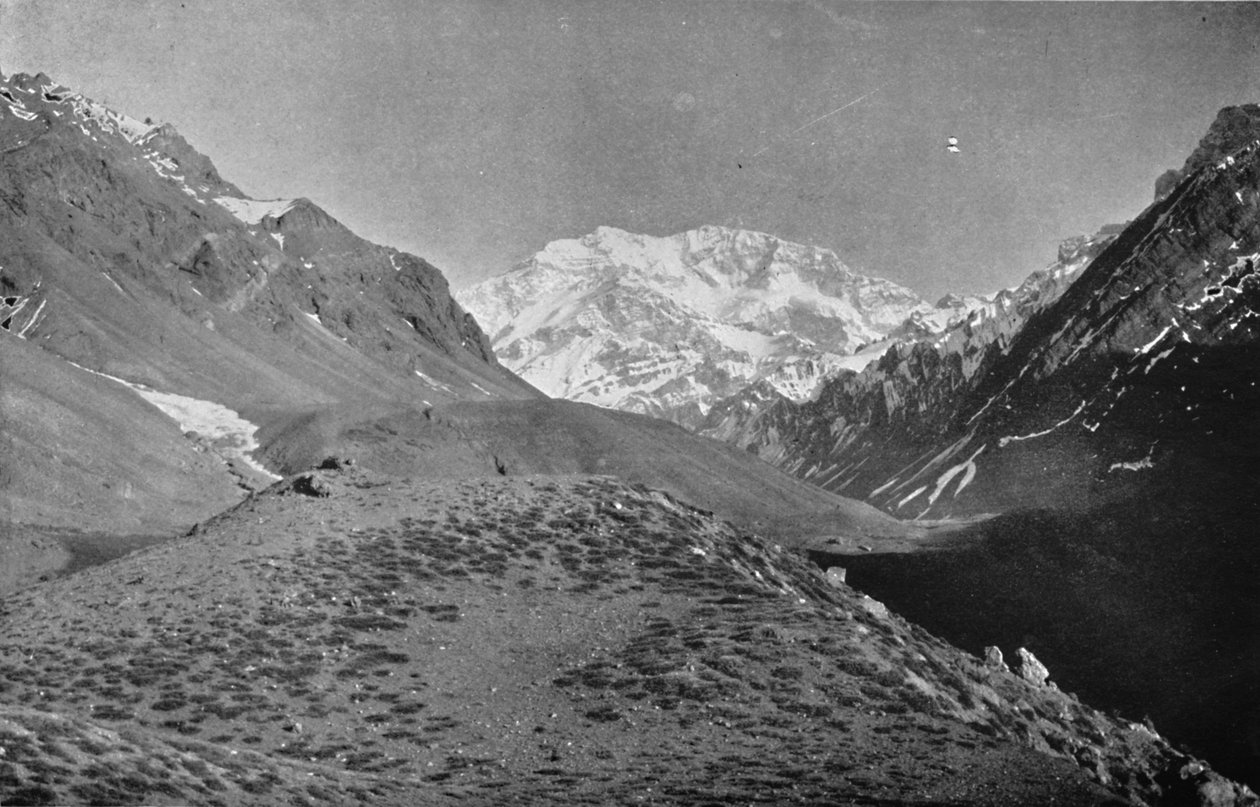 Aconcagua, poblíž cesty ze Santiaga do Mendozy, 1911 od Unbekannt