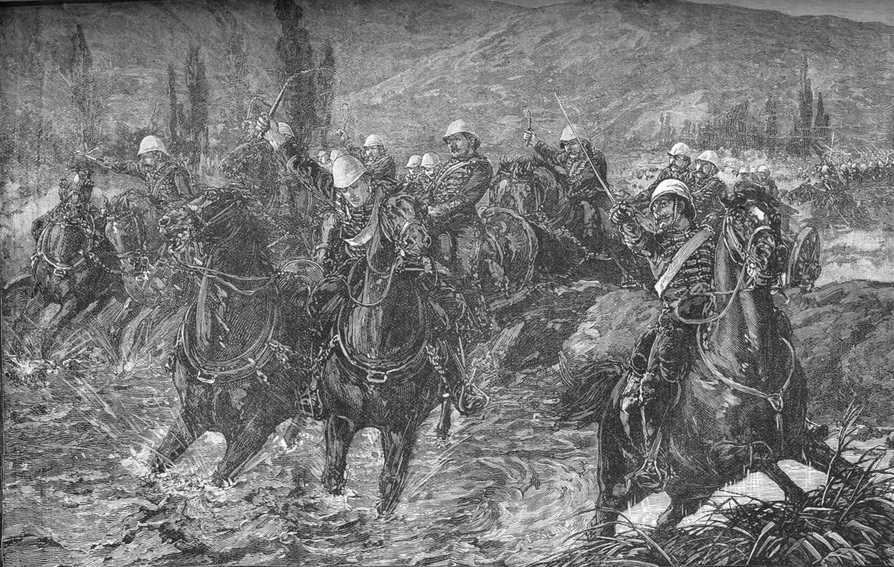 Akce v údolí Chardeh, 11. prosince 1879, Trying to Save the Guns, 1879, c1880 od Unbekannt