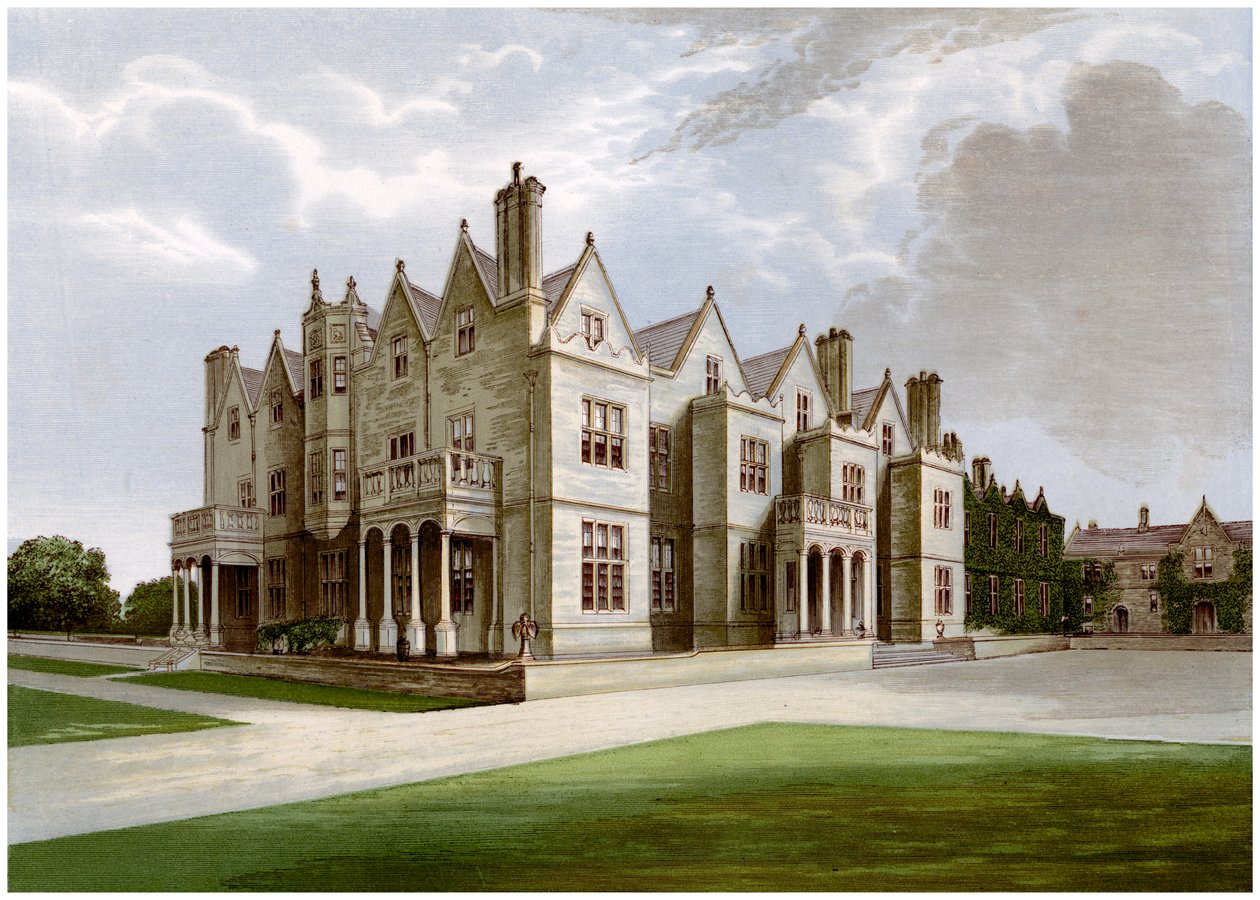 Acton Reynald Hall, Shropshire, domov Baroneta Corbeta, c1880 od Unbekannt