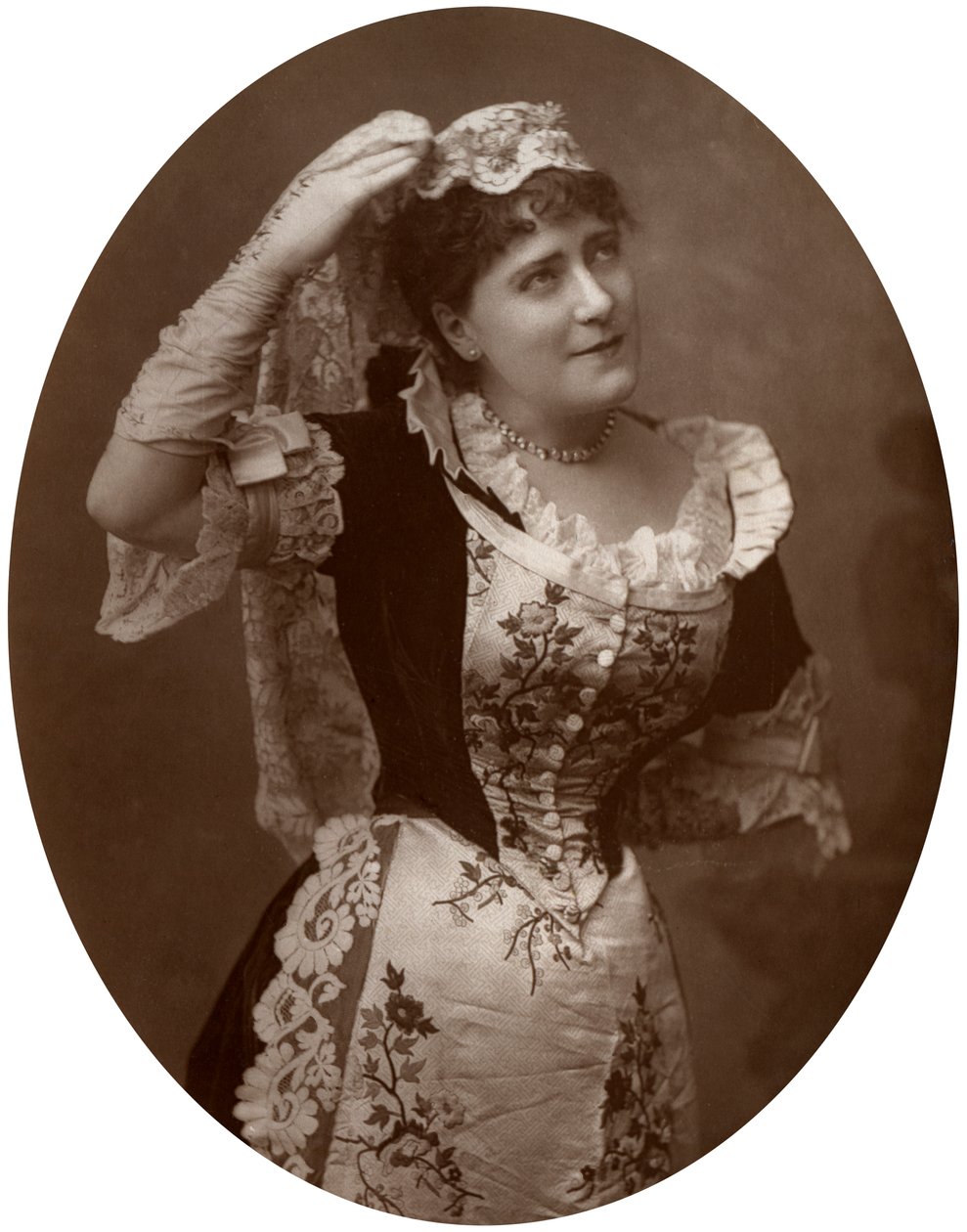 Ada Cavendish , britská herečka, 1882 od Unbekannt