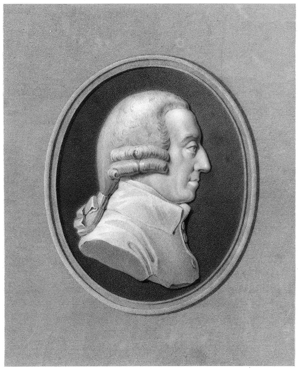 Adam Smith, skotský filozof a ekonom 18. století od Unbekannt
