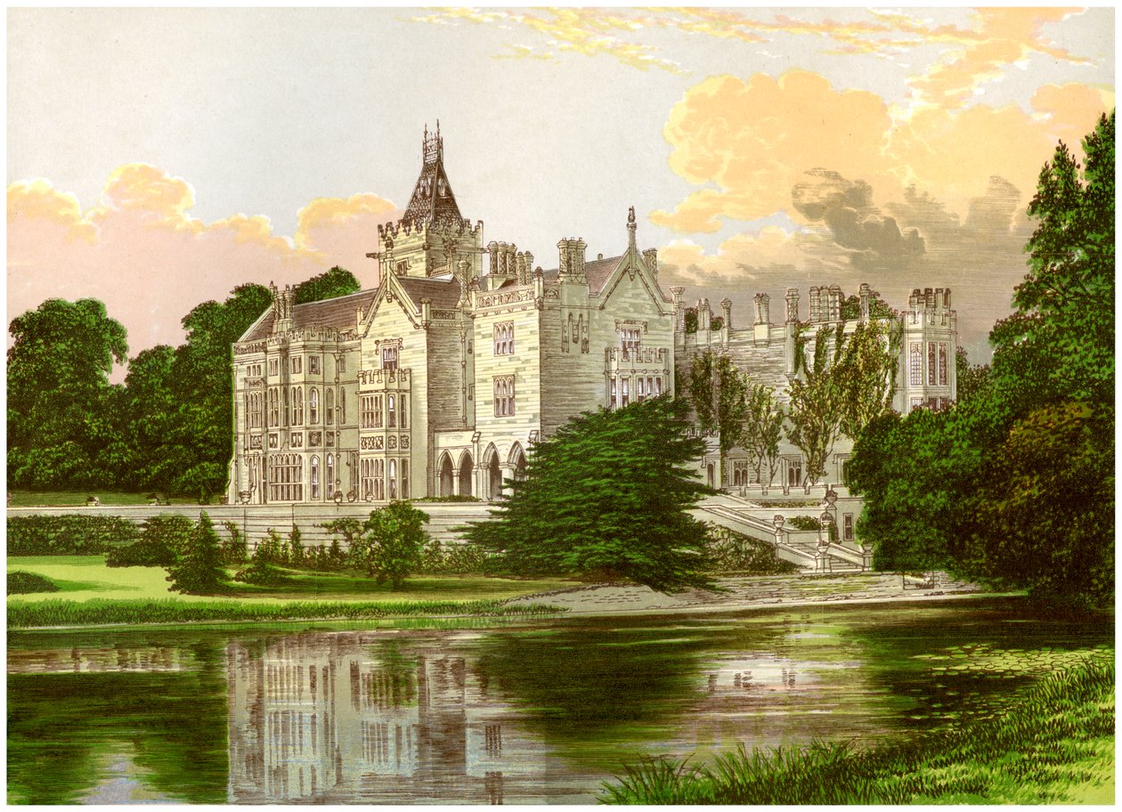 Adare Manor, hrabství Limerick, Irsko, domov hraběte z Dunraven, c1880 od Unbekannt