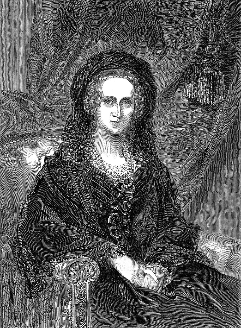 Adelaide of Saxe-Coburg Meiningen 1792-1849, německá královna-choť Viléma IV., 1849 od Unbekannt