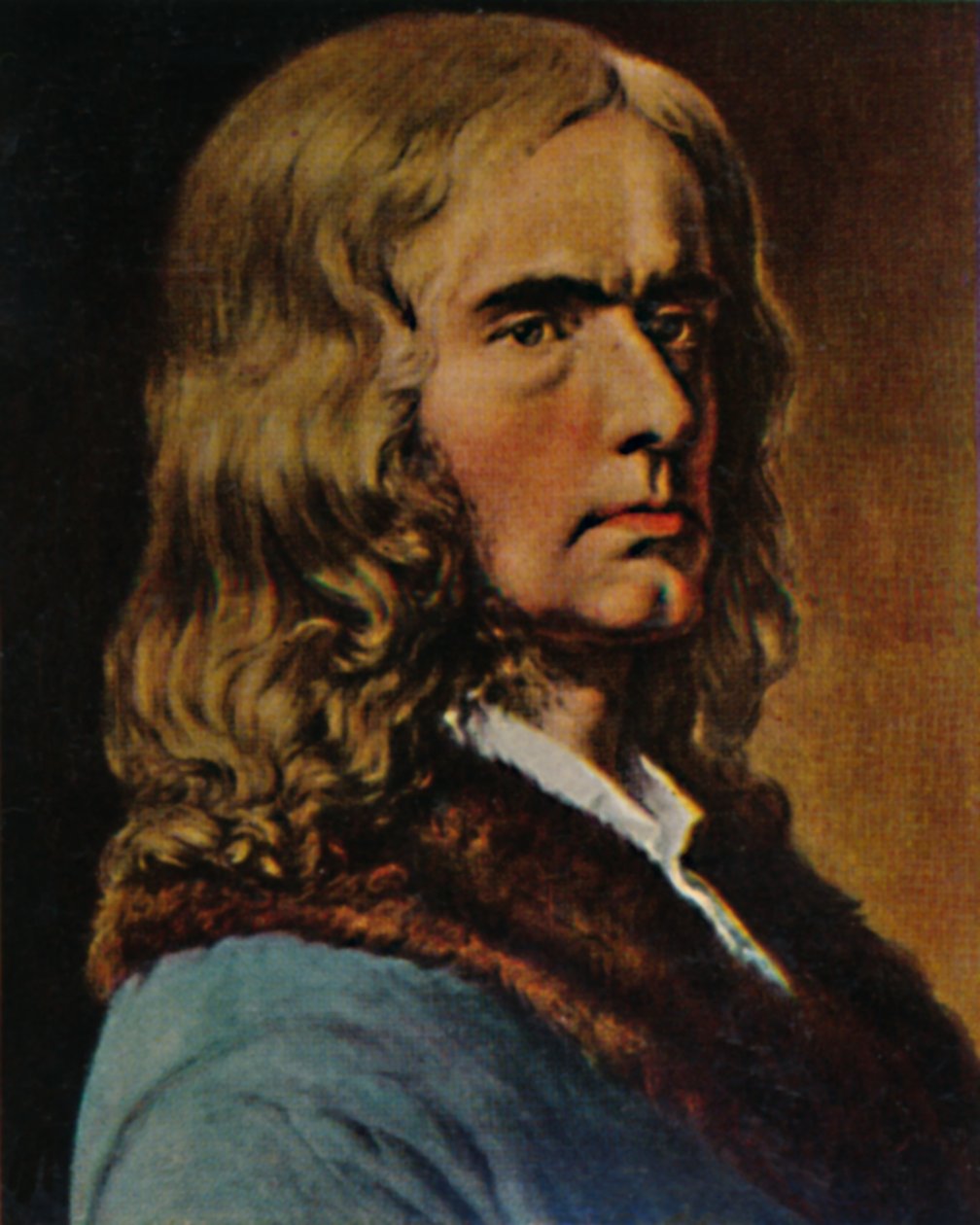 Adelbert von Chamisso 1781-1838. - Gemälde von Reinick, 1934. od Unbekannt