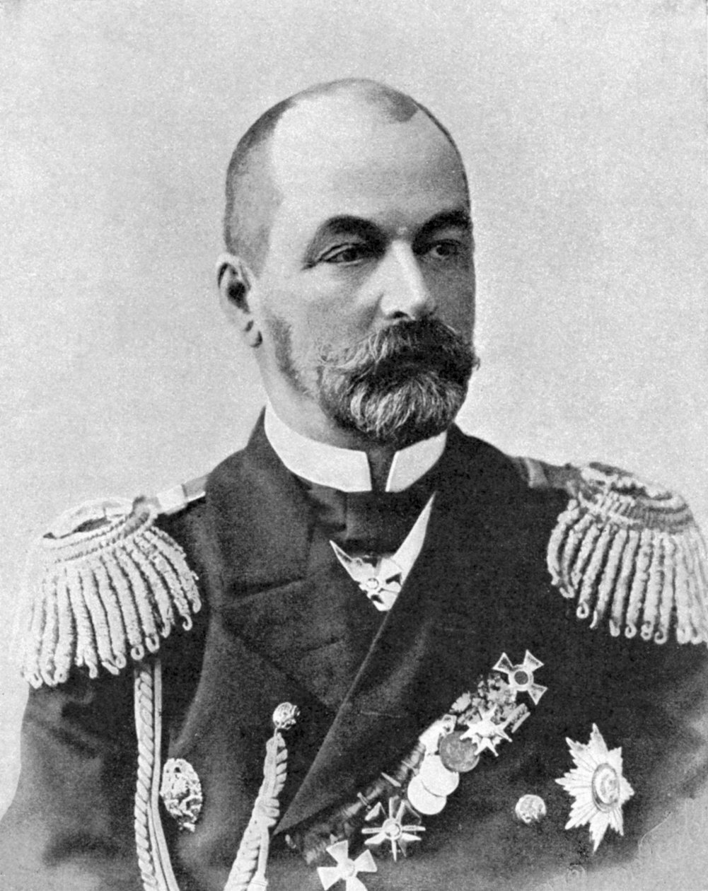 Admirál Rožestvensky, ruský velitel, rusko-japonská válka, 1904-5 od Unbekannt