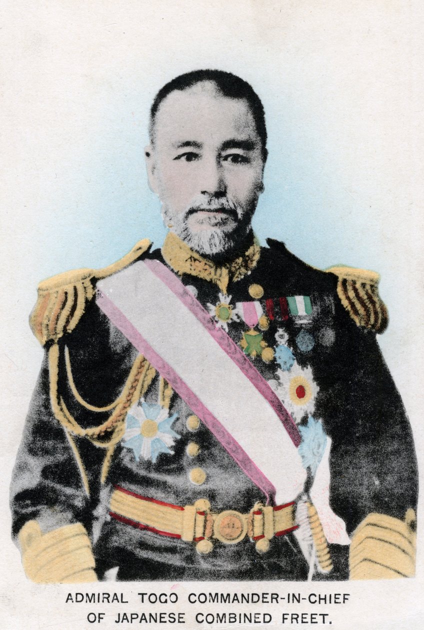 Admirál Togo, vrchní velitel japonské kombinované flotily, c1903-1905 od Unbekannt