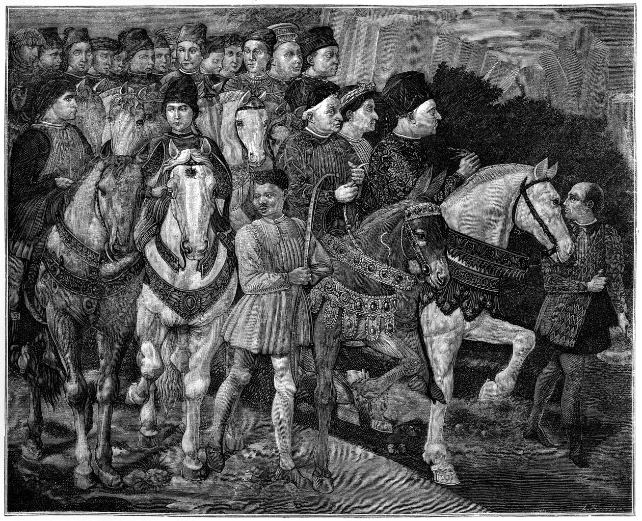 Klanění tří králů, 1882 od Unbekannt